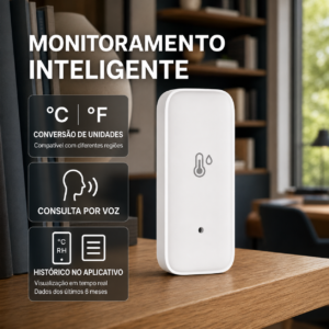 Sensor Inteligente de Temperatura e Umidade – Tuya Smart Life